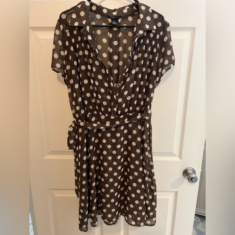 Super cute polka dot dress! XL
